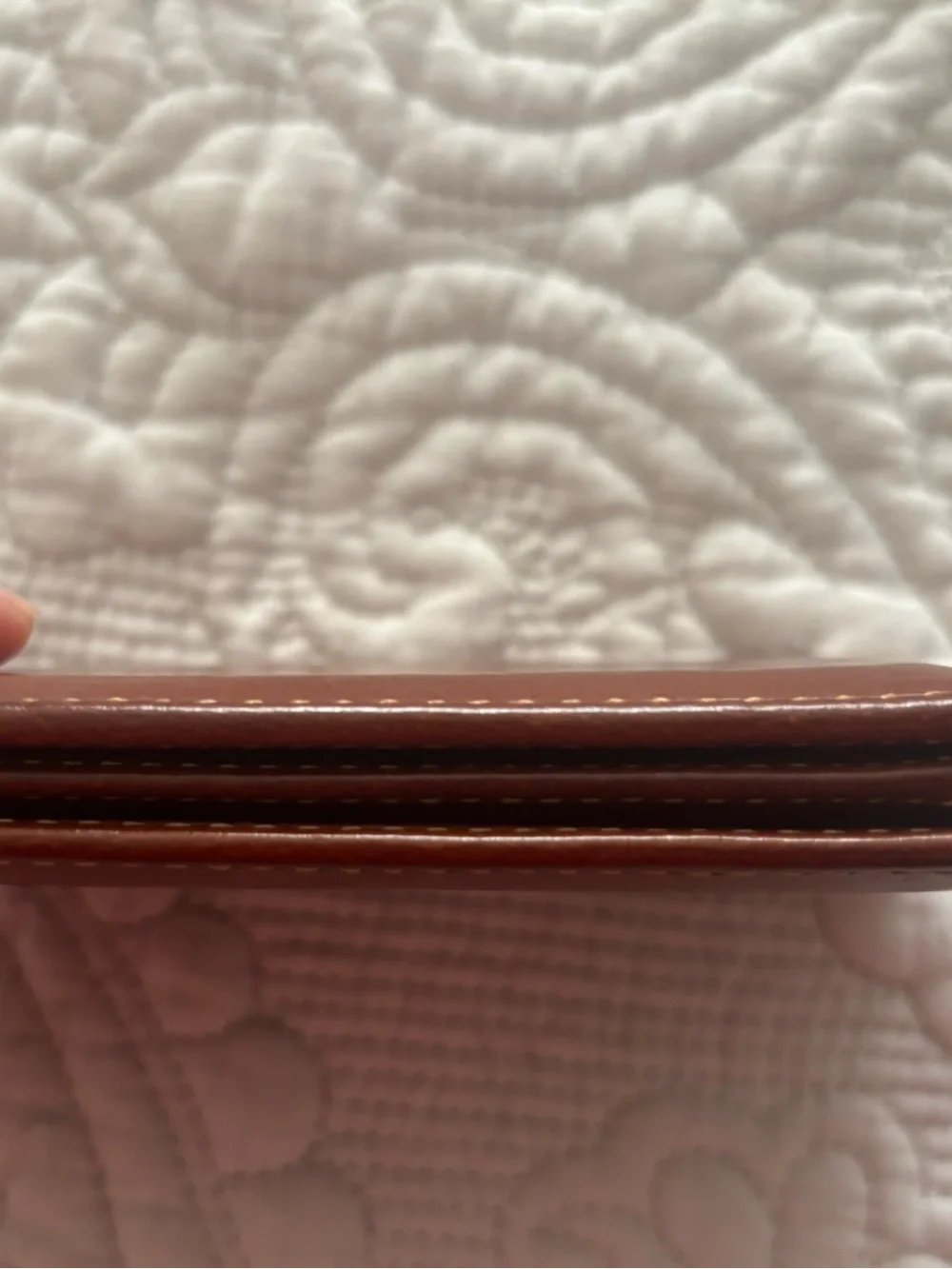 Coach Men's Brown Bifold Wallet w/ Credit Card Slots, Folding, Logo